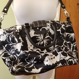Sanctuary Black White Nylon Bag Pre-owned